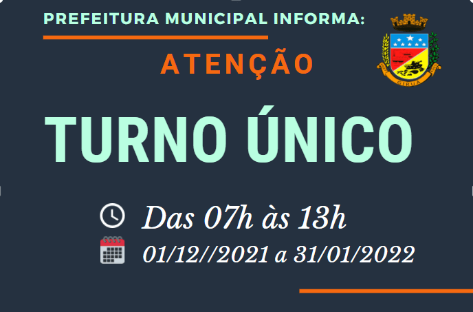 Prefeitura de Giruá adota turno único das 7h às 13h